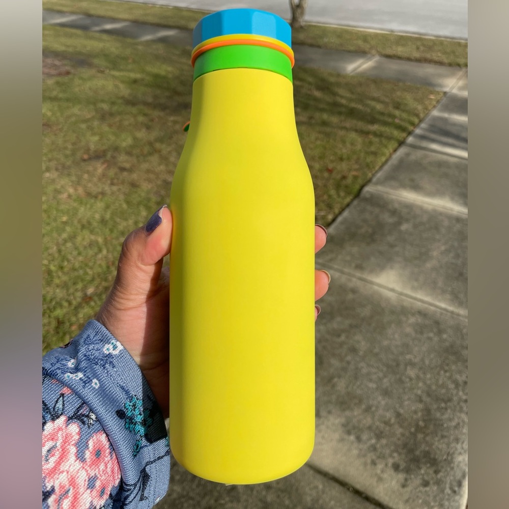 Starbucks Overseas Taiwan Yellow Tumbler with Palm Tree - Picture 3 of 6